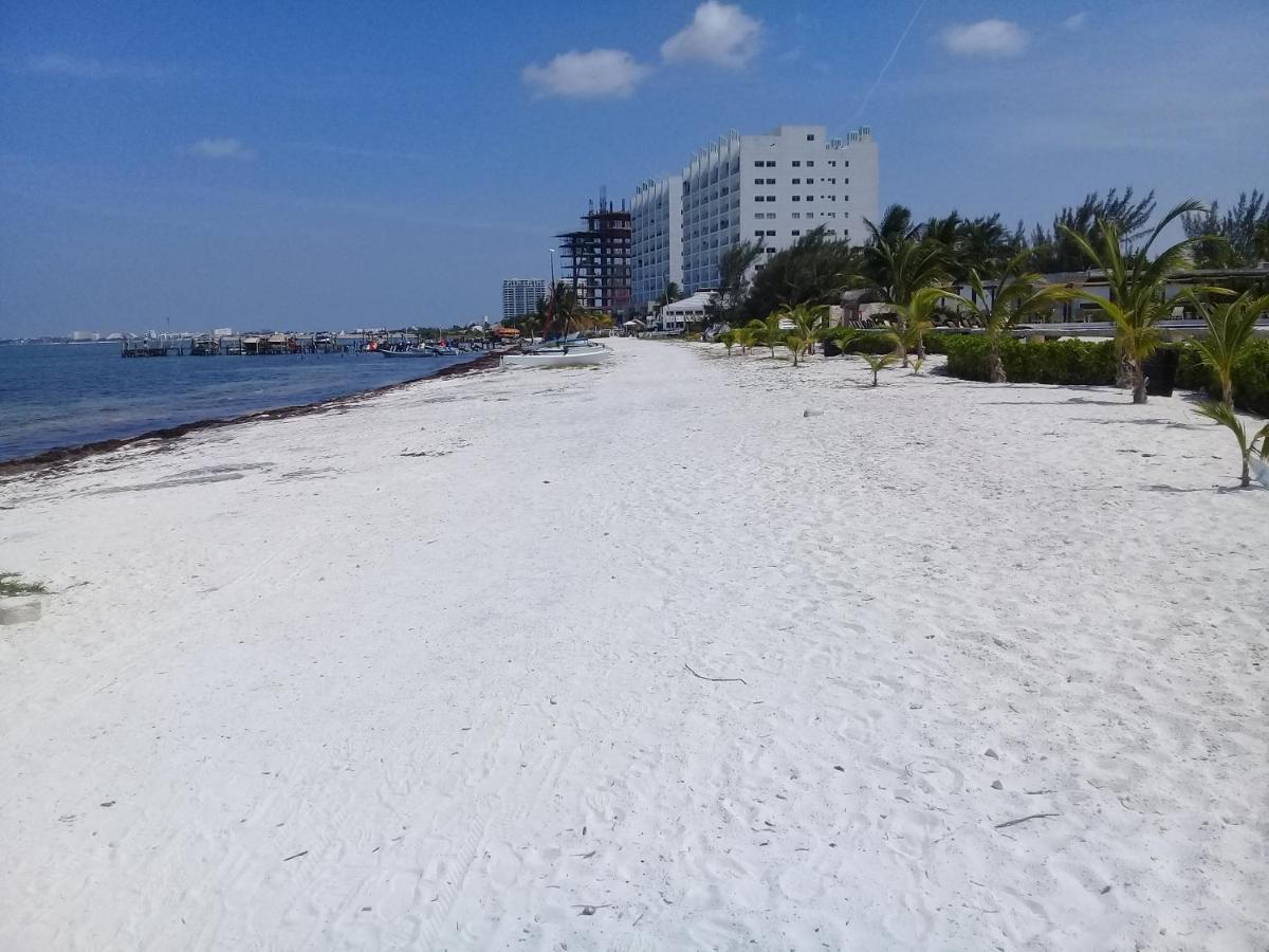 Swim The Caribbean & Work With A View Apartment Cancun Bagian luar foto